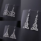 Celtics Knot Dangle Earrings, necklace and key chain